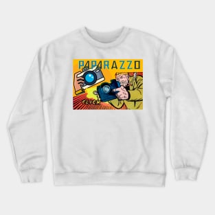 Paparazzo photographer of the stars Crewneck Sweatshirt